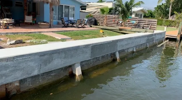 Seawall Repair in Indian Harbour Beach, FL